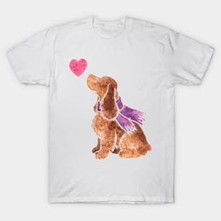 Watercolour Cocker Spaniel T-Shirt